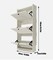 3 Flip Drawers Freestanding  Shoe Cabinet with Rack Fold-Out Cupboard Organizer